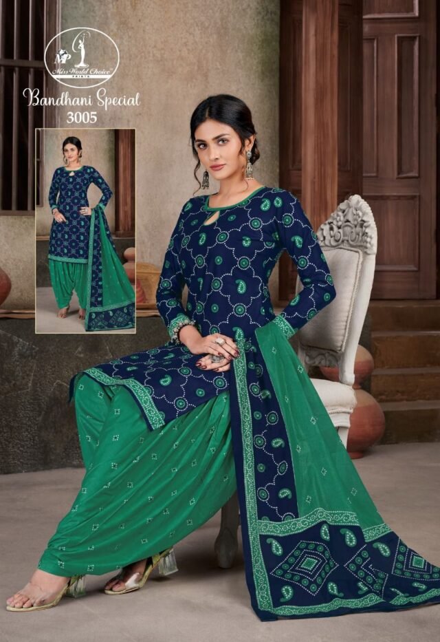 Miss World Bandhani Special Vol 31 Wholesale Cotton Dress Material