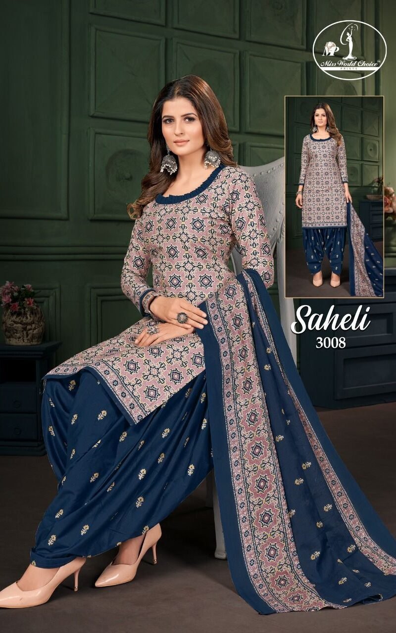 Miss World Saheli Vol 3 Wholesale Cotton Dress Material