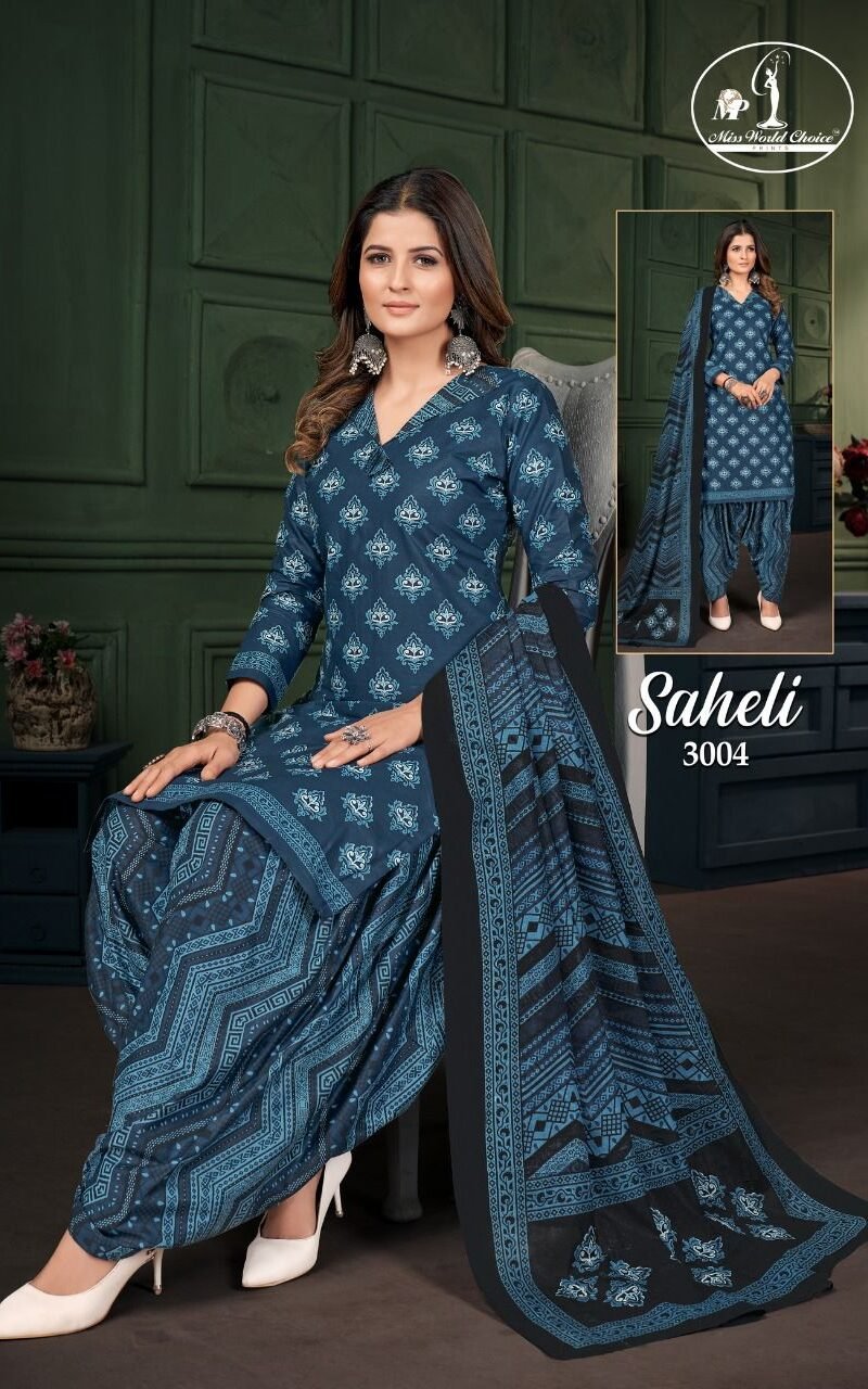 Miss World Saheli Vol 3 Wholesale Cotton Dress Material