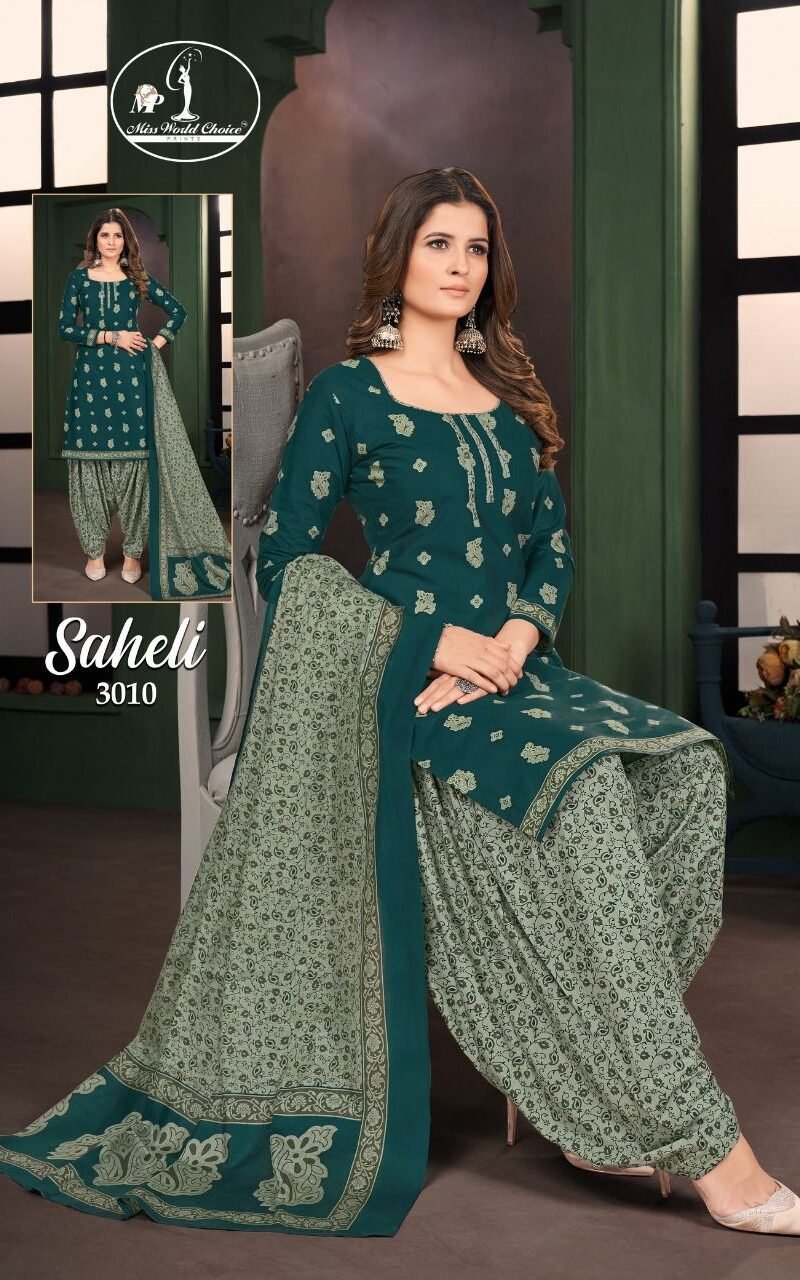 Miss World Saheli Vol 3 Wholesale Cotton Dress Material