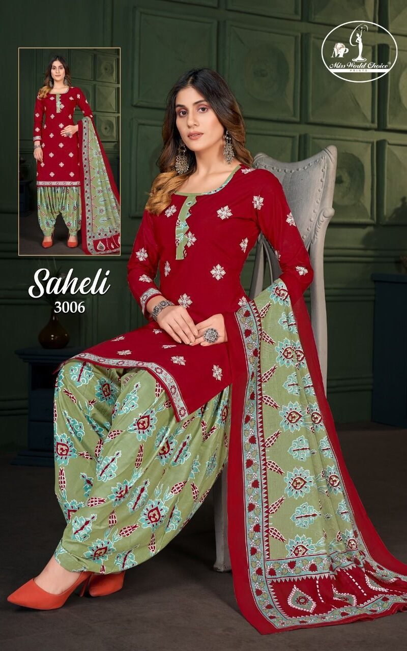 Miss World Saheli Vol 3 Wholesale Cotton Dress Material