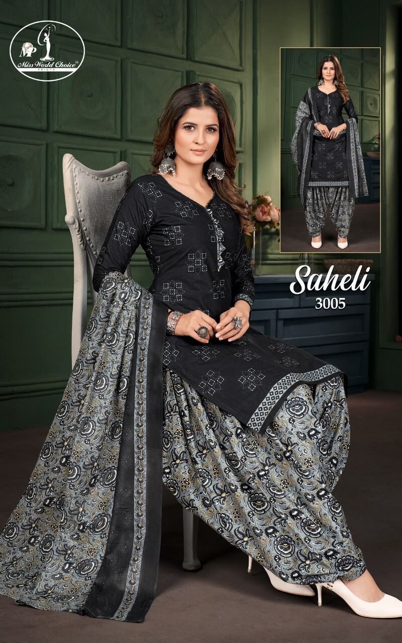 Miss World Saheli Vol 3 Wholesale Cotton Dress Material