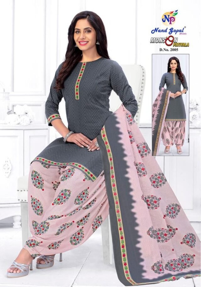 Monsoon Patiyala Vol 2 Nand Gopal Wholesale Cotton Dress Material