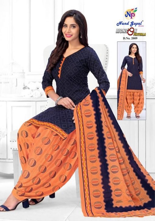 Monsoon Patiyala Vol 2 Nand Gopal Wholesale Cotton Dress Material