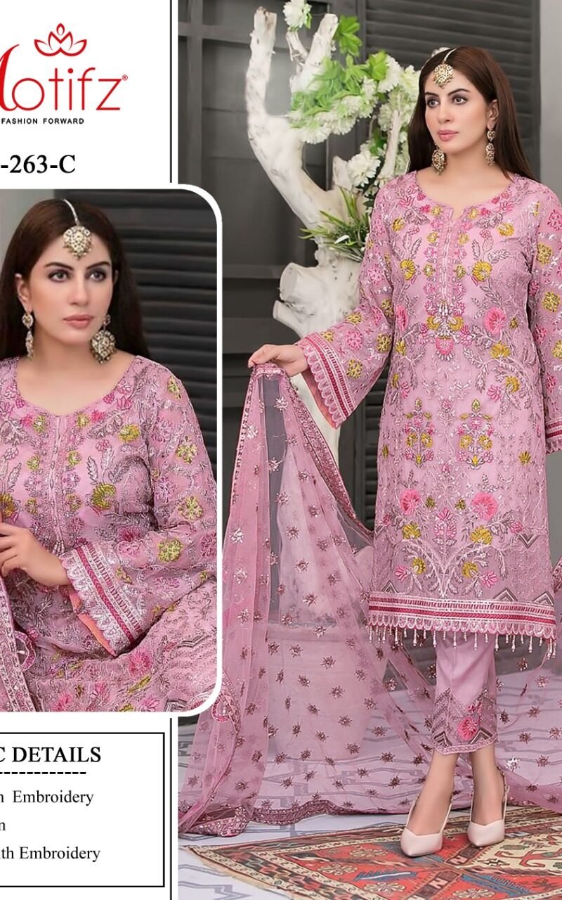 Motifz D No 263 Abcd Pakistani Salwar Suits