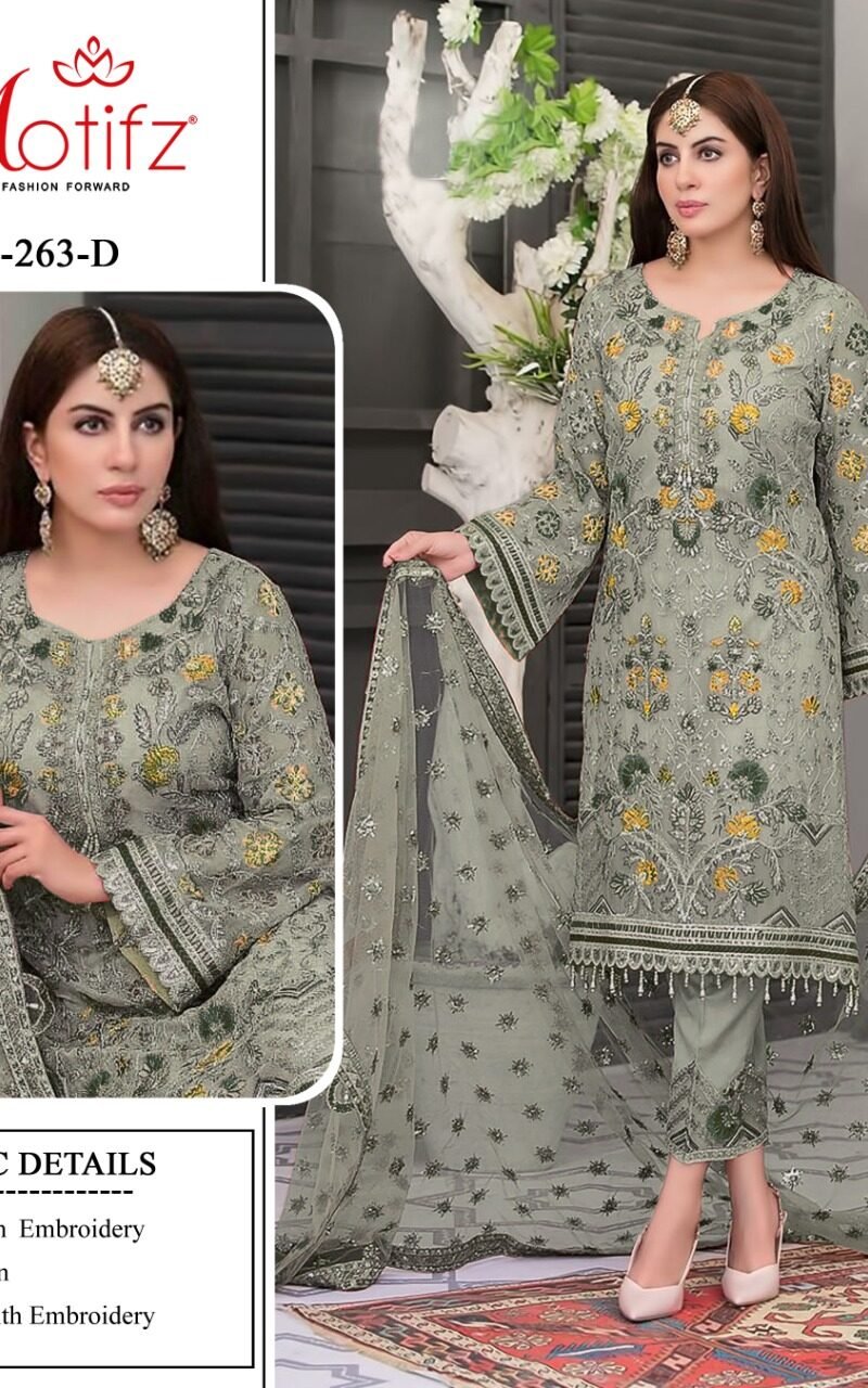 Motifz D No 263 Abcd Pakistani Salwar Suits