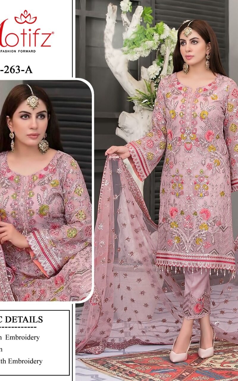 Motifz D No 263 Abcd Pakistani Salwar Suits