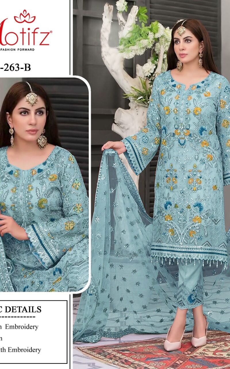 Motifz D No 263 Abcd Pakistani Salwar Suits