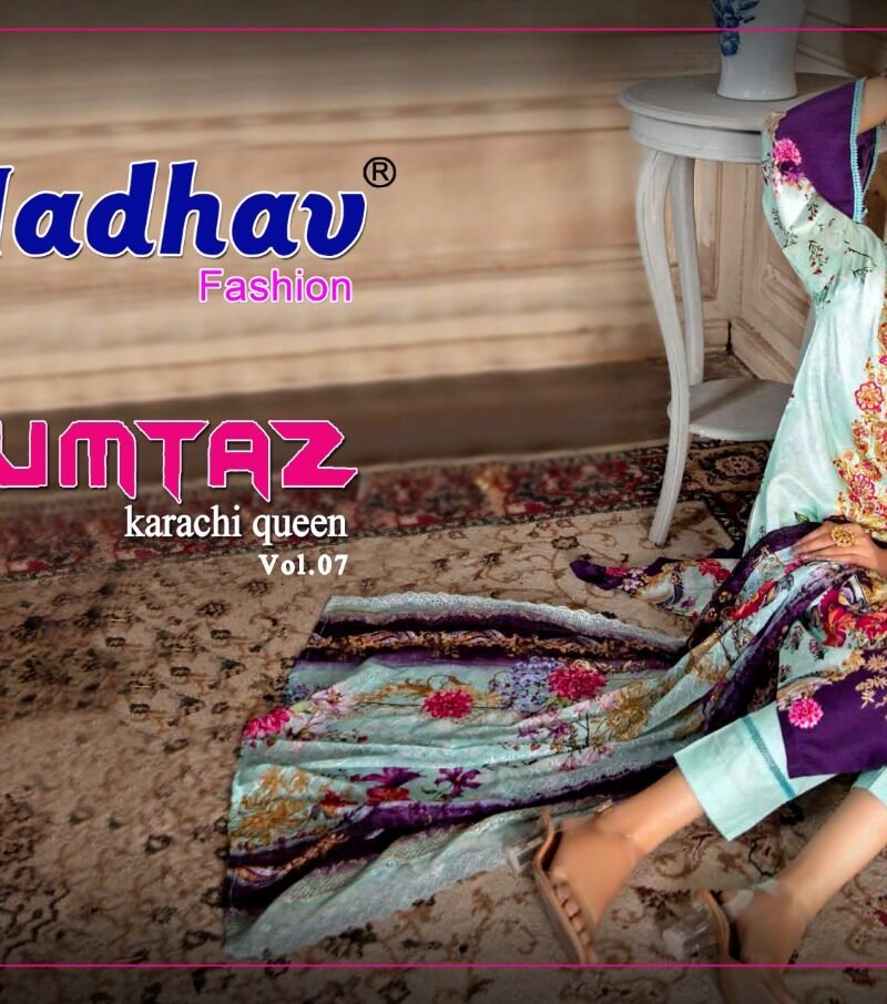 Mumtaz Karachi Queen Vol 7 Madhav Fashion Wholesale Cotton Dress Material