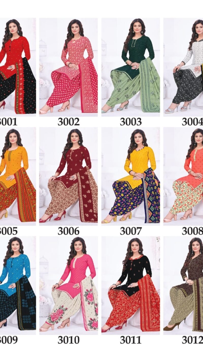 Nadiya Patiyala Vol 3 Laado Wholesale Cotton Dress Material