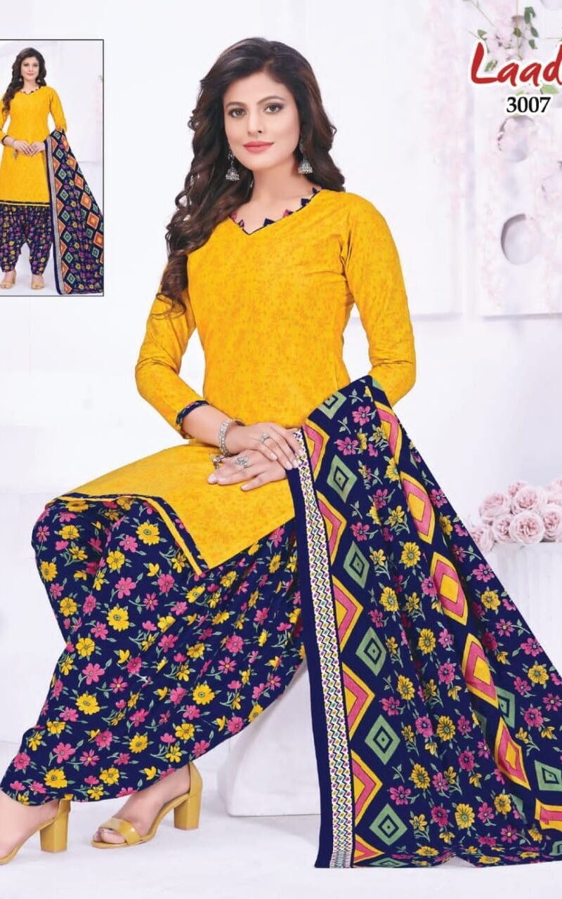 Nadiya Patiyala Vol 3 Laado Wholesale Cotton Dress Material