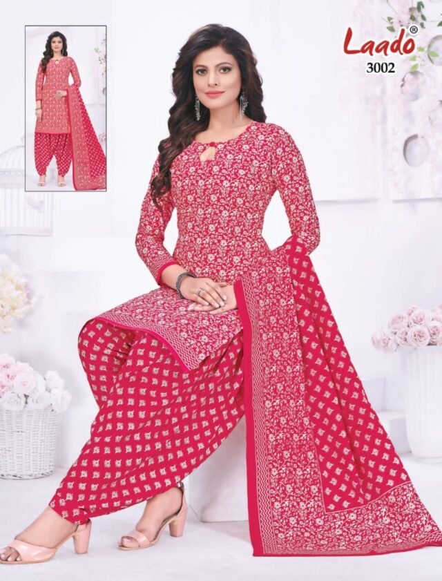 Nadiya Patiyala Vol 3 Laado Wholesale Cotton Dress Material