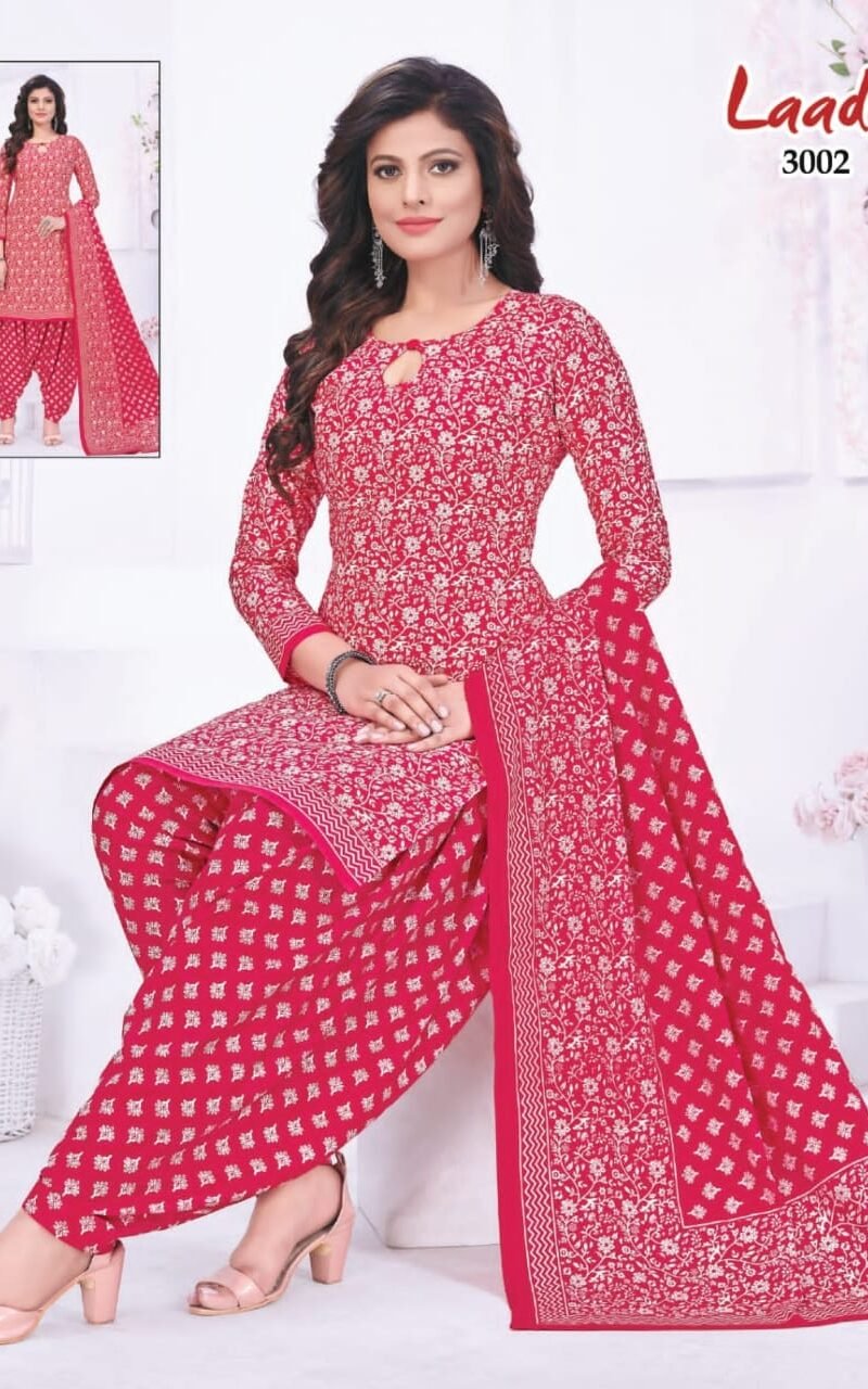 Nadiya Patiyala Vol 3 Laado Wholesale Cotton Dress Material