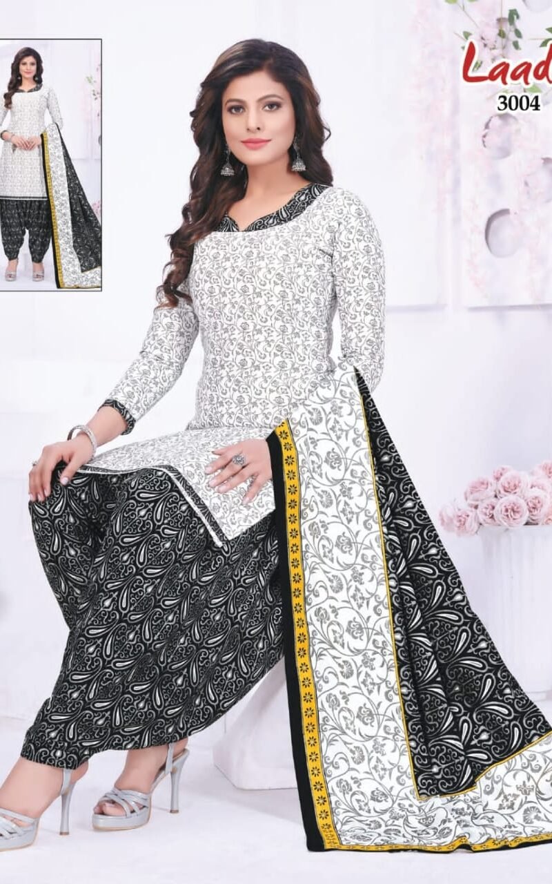 Nadiya Patiyala Vol 3 Laado Wholesale Cotton Dress Material