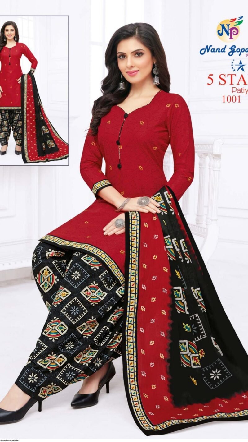 Nand Gopal Five Star Vol 1 Wholesale Cotton Dress Material