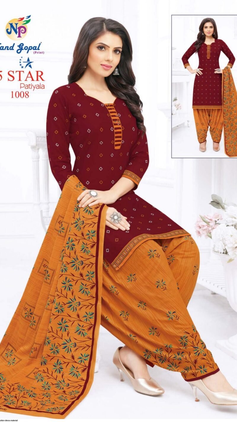 Nand Gopal Five Star Vol 1 Wholesale Cotton Dress Material