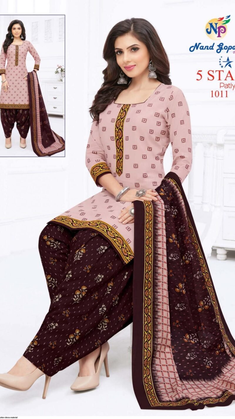 Nand Gopal Five Star Vol 1 Wholesale Cotton Dress Material