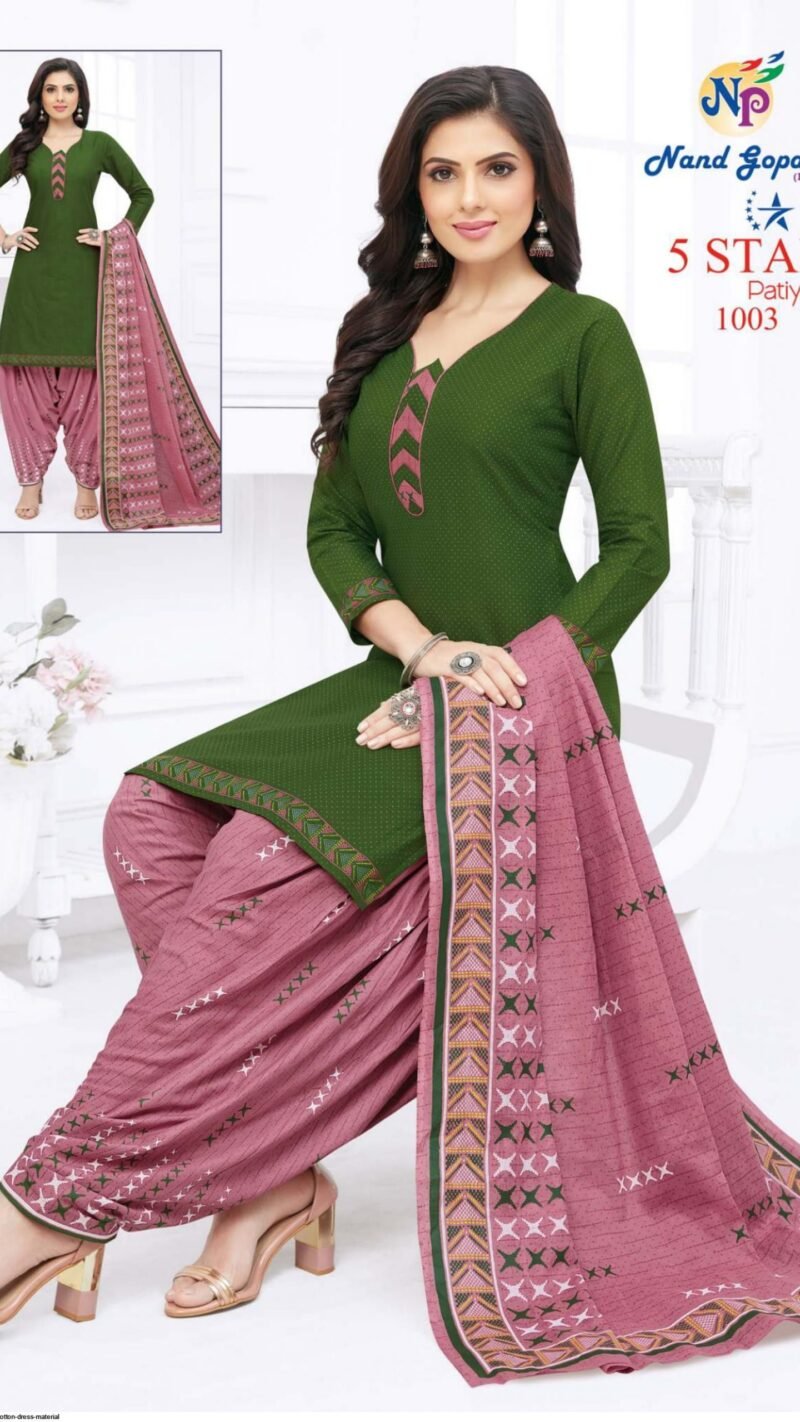 Nand Gopal Five Star Vol 1 Wholesale Cotton Dress Material
