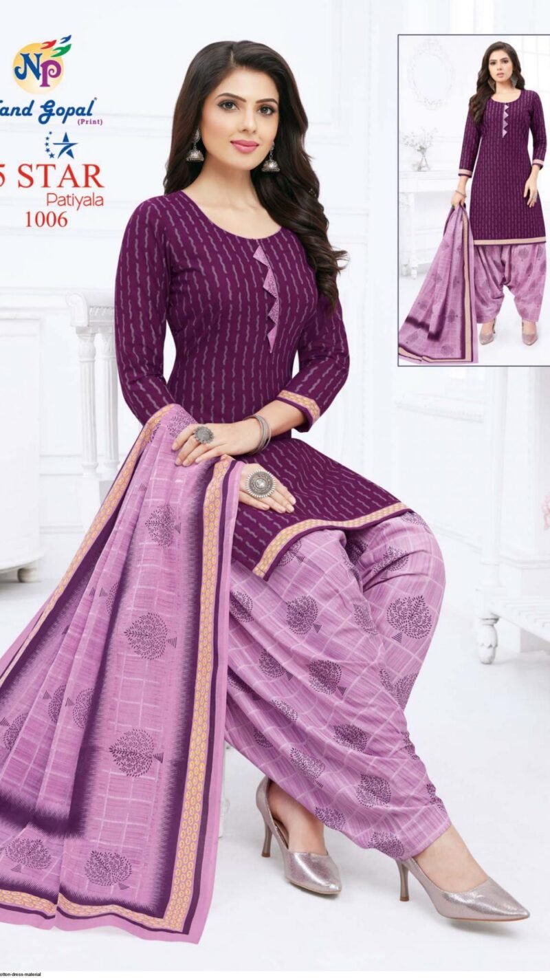 Nand Gopal Five Star Vol 1 Wholesale Cotton Dress Material