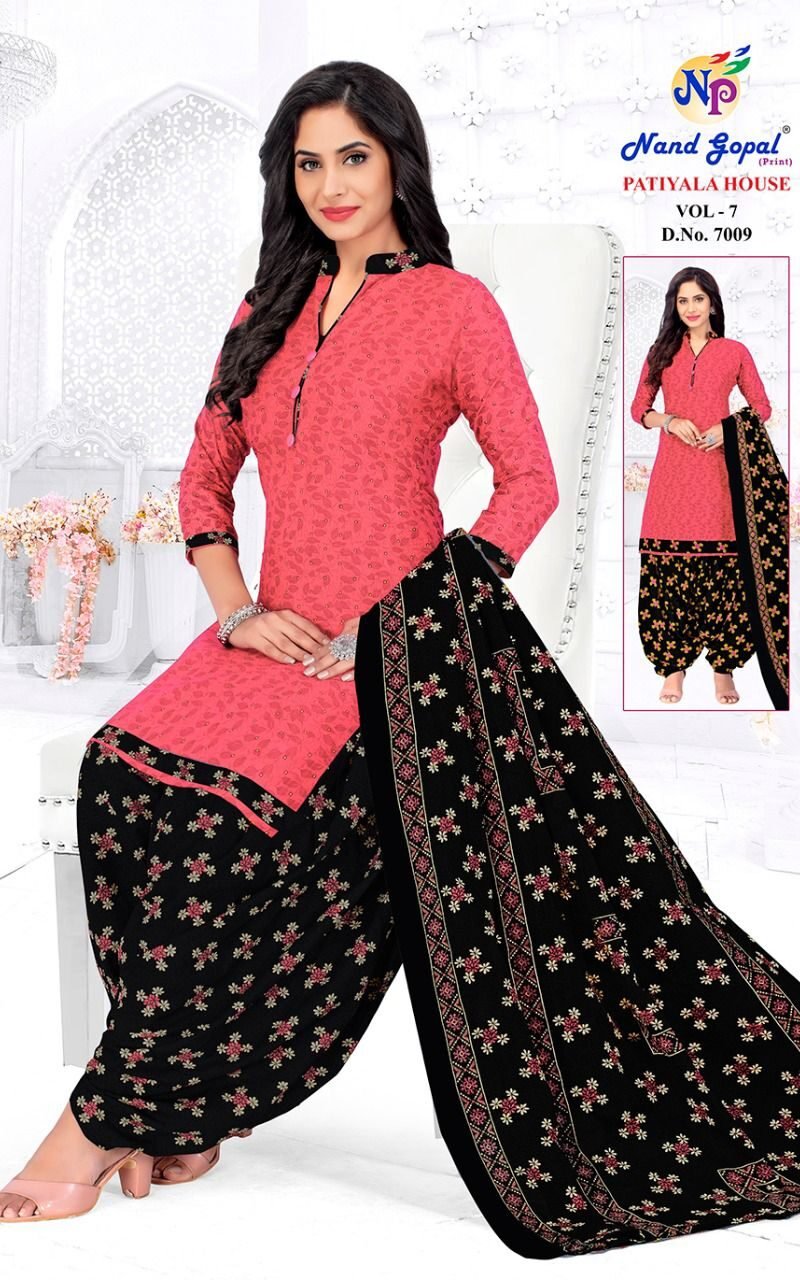 Nand Gopal Patiyala House Vol 7 Wholesale Cotton Dress Material