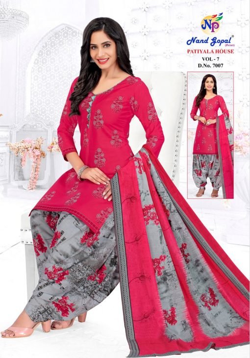 Nand Gopal Patiyala House Vol 7 Wholesale Cotton Dress Material