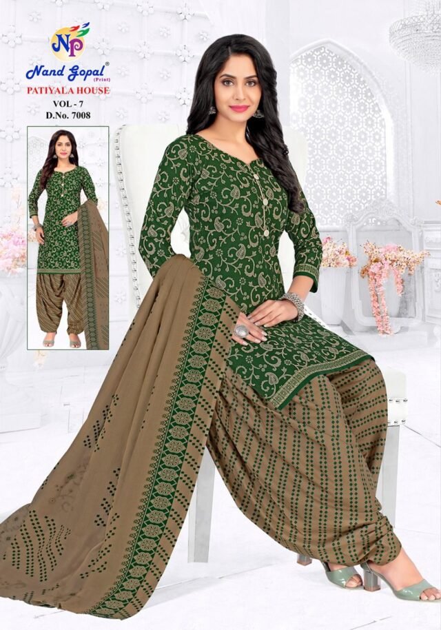Nand Gopal Patiyala House Vol 7 Wholesale Cotton Dress Material