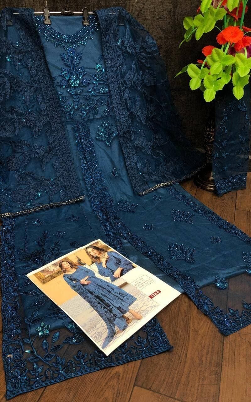 New Pakistani Design KF 122 Pakistani Salwar Suits