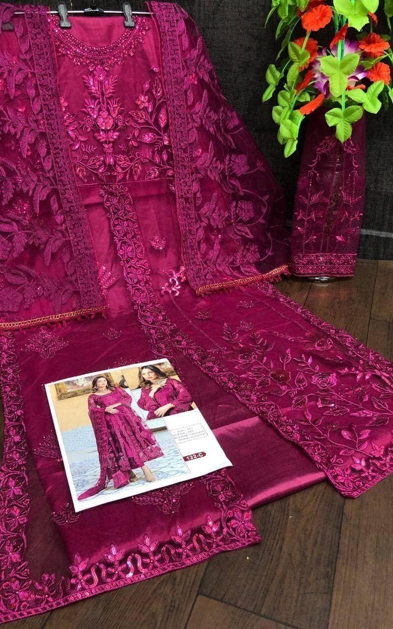 New Pakistani Design KF 122 Pakistani Salwar Suits