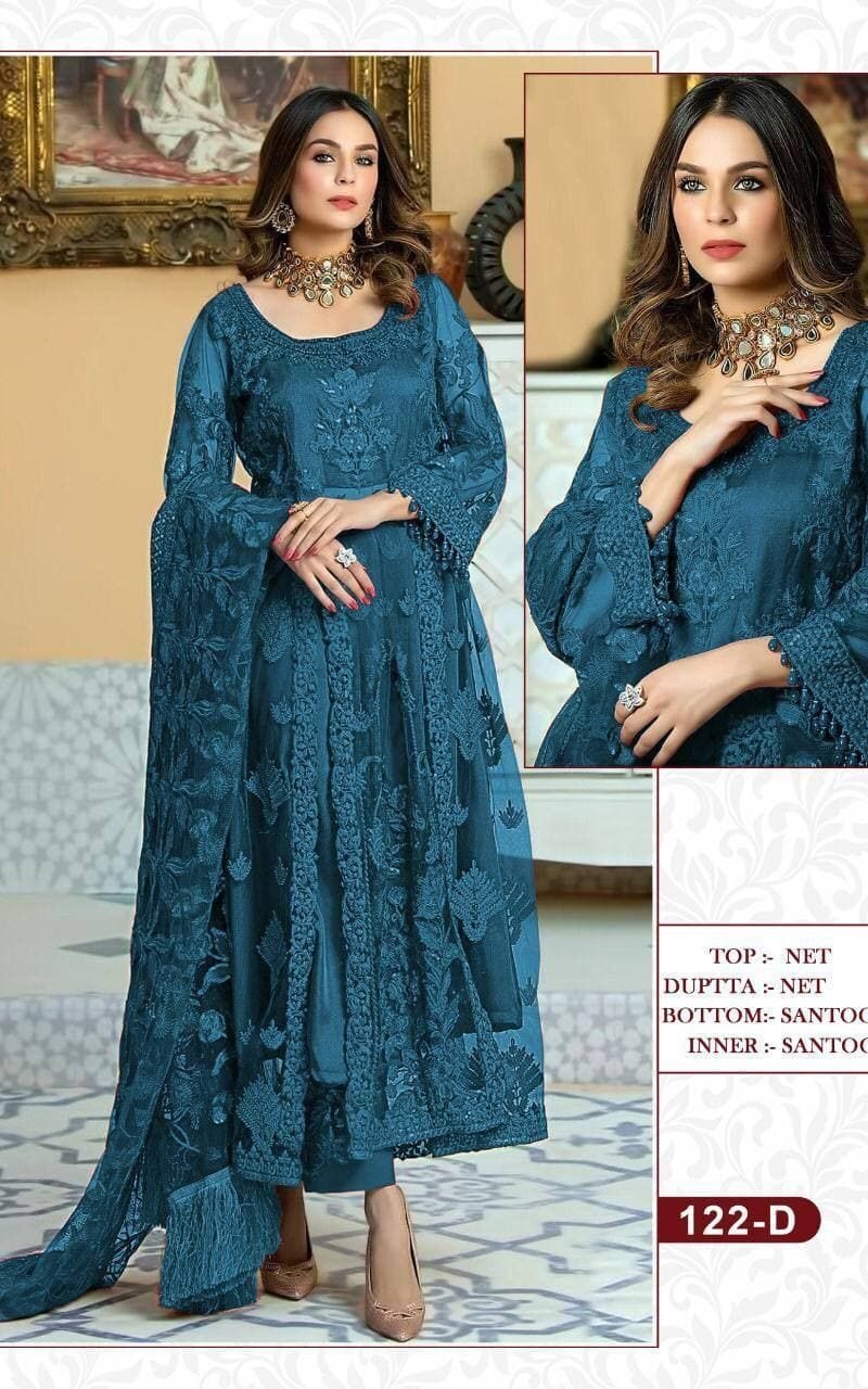 New Pakistani Design KF 122 Pakistani Salwar Suits