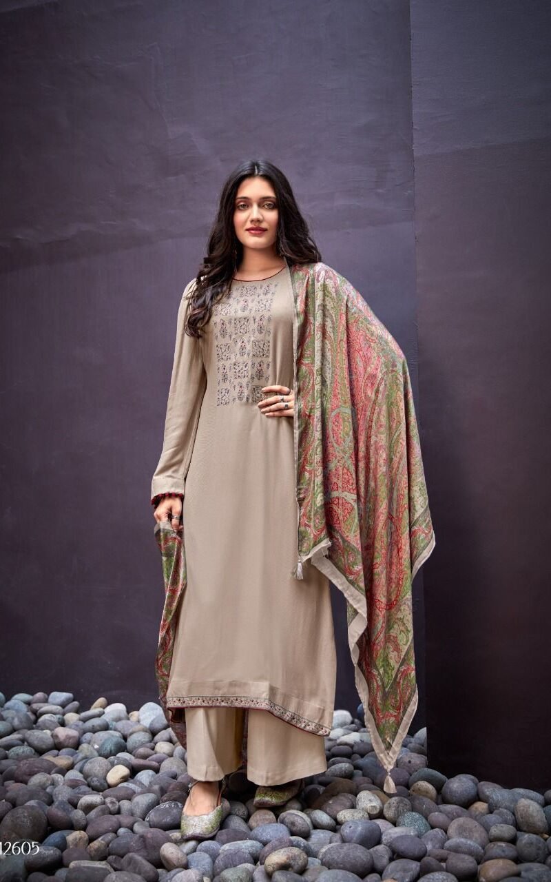 Paisely Deepsy Pashmina Suits Wholesale Online