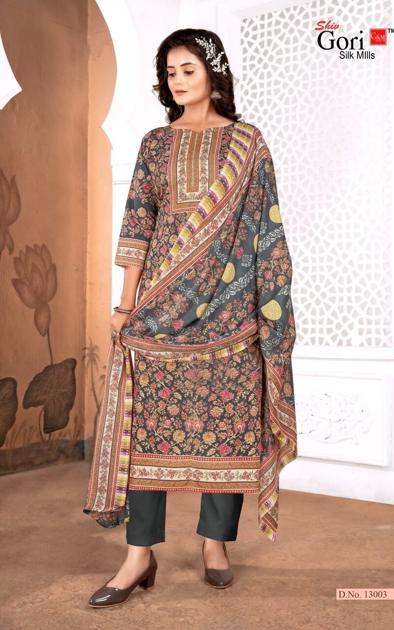 Pakizaa Vol 14 Shiv Gori Silk Mills Wholesale Cotton Dress Material