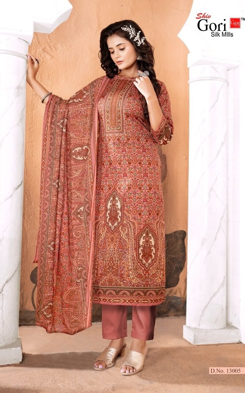 Pakizaa Vol 14 Shiv Gori Silk Mills Wholesale Cotton Dress Material