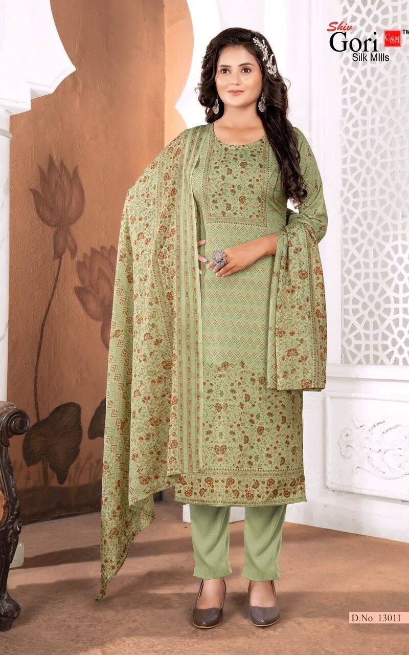Pakizaa Vol 14 Shiv Gori Silk Mills Wholesale Cotton Dress Material