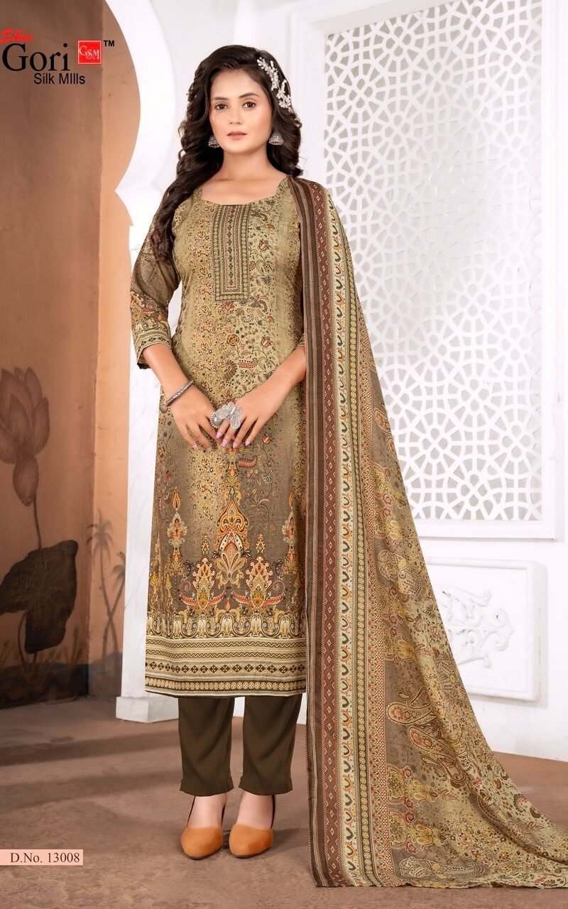 Pakizaa Vol 14 Shiv Gori Silk Mills Wholesale Cotton Dress Material