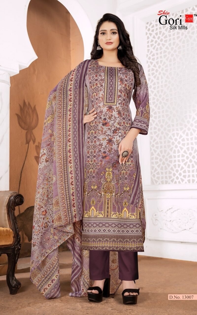 Pakizaa Vol 14 Shiv Gori Silk Mills Wholesale Cotton Dress Material