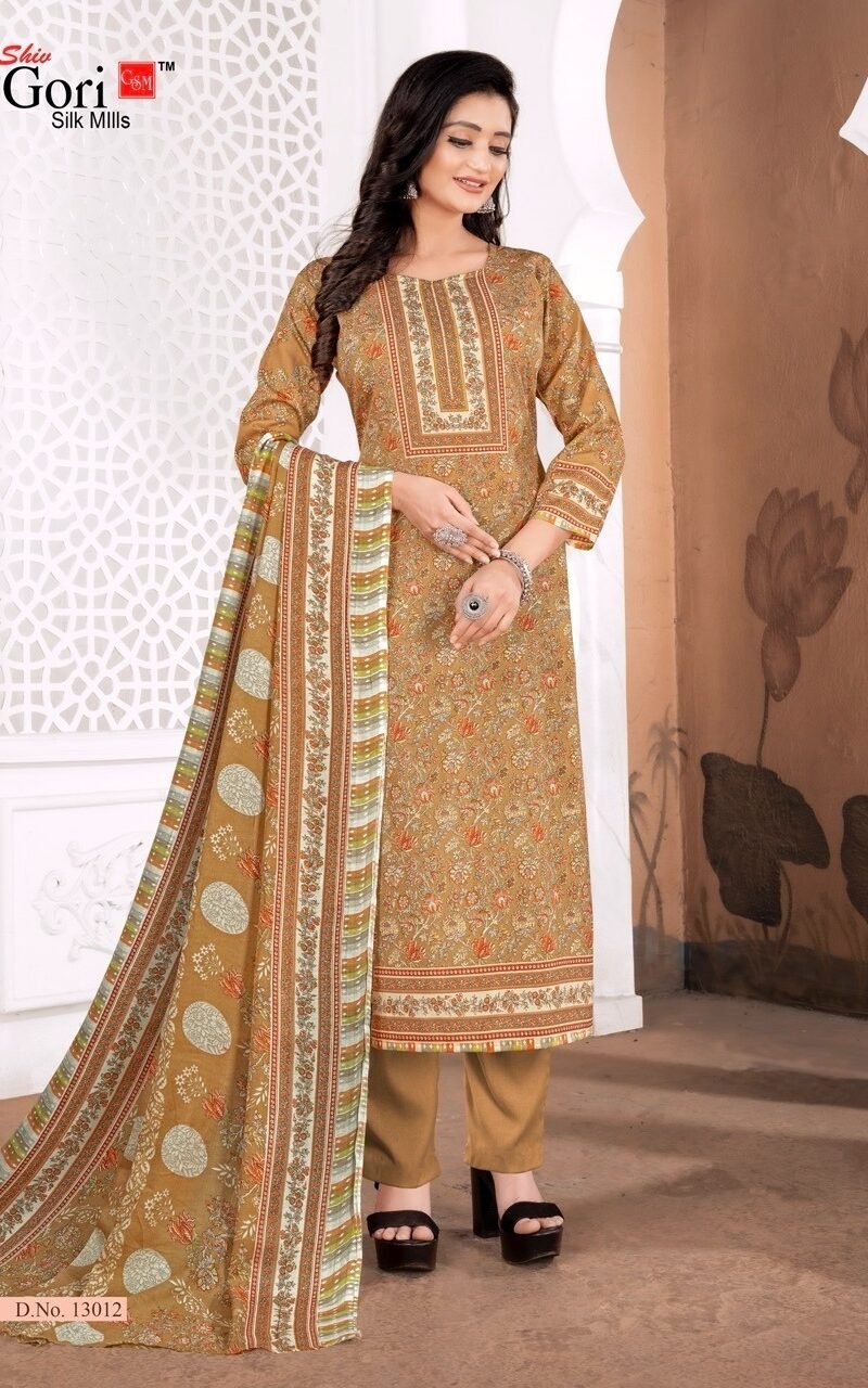 Pakizaa Vol 14 Shiv Gori Silk Mills Wholesale Cotton Dress Material