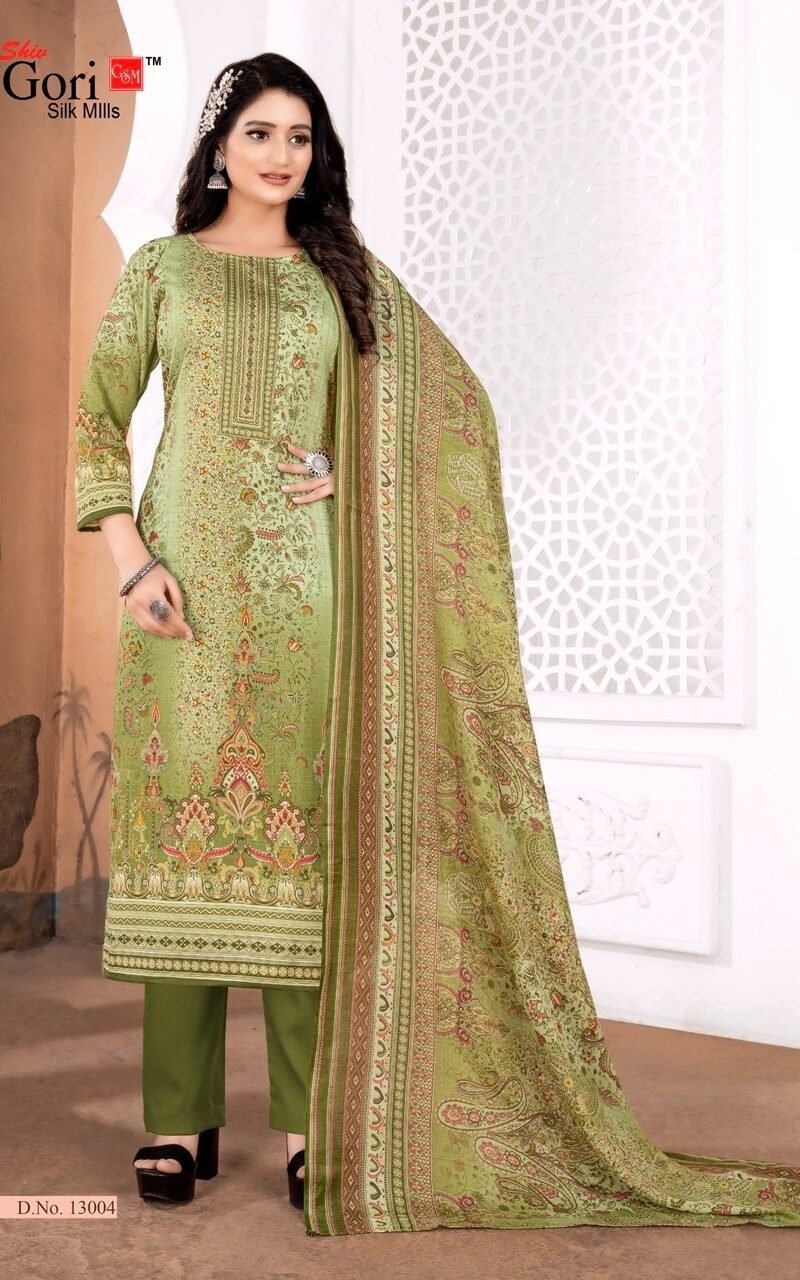 Pakizaa Vol 14 Shiv Gori Silk Mills Wholesale Cotton Dress Material