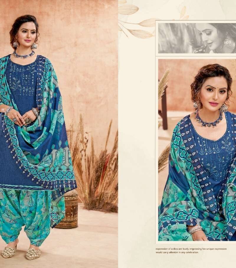 Patiyala Girl Harshit Fashion Wholesale Cotton Dress Material