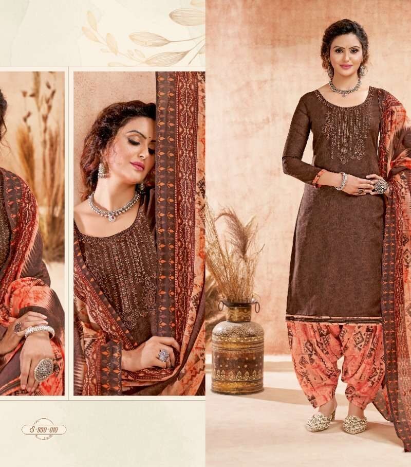 Patiyala Girl Harshit Fashion Wholesale Cotton Dress Material