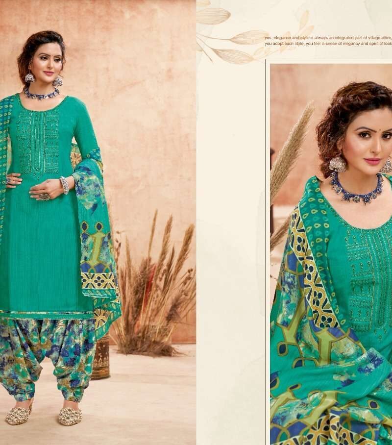 Patiyala Girl Harshit Fashion Wholesale Cotton Dress Material