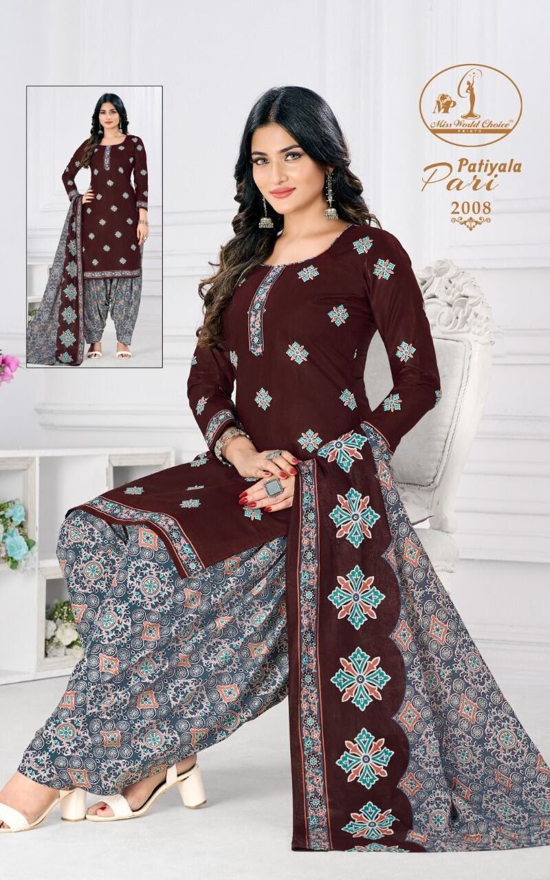 Patiyala Pari Vol 2 Miss World Wholesale Cotton Dress Material