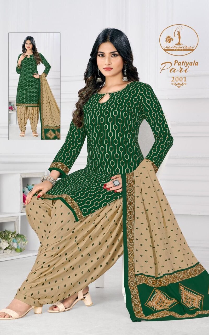 Patiyala Pari Vol 2 Miss World Wholesale Cotton Dress Material