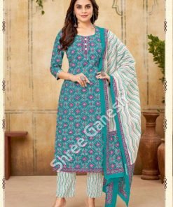 Poorvika Vol 1 Jaipuri Special Shree Ganesh Wholesale Cotton Dress Material