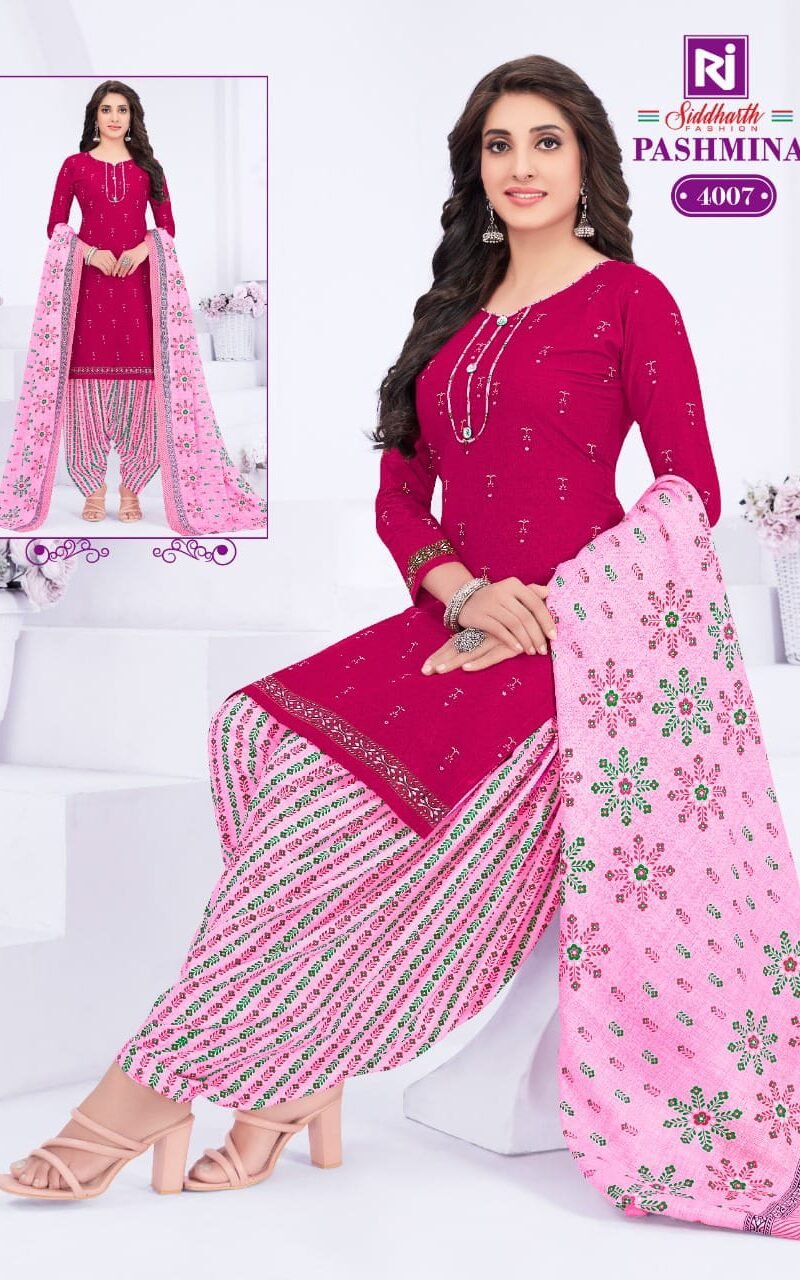 Rajasthan Pashmina Vol 4 Wholesale Cotton Dress Material