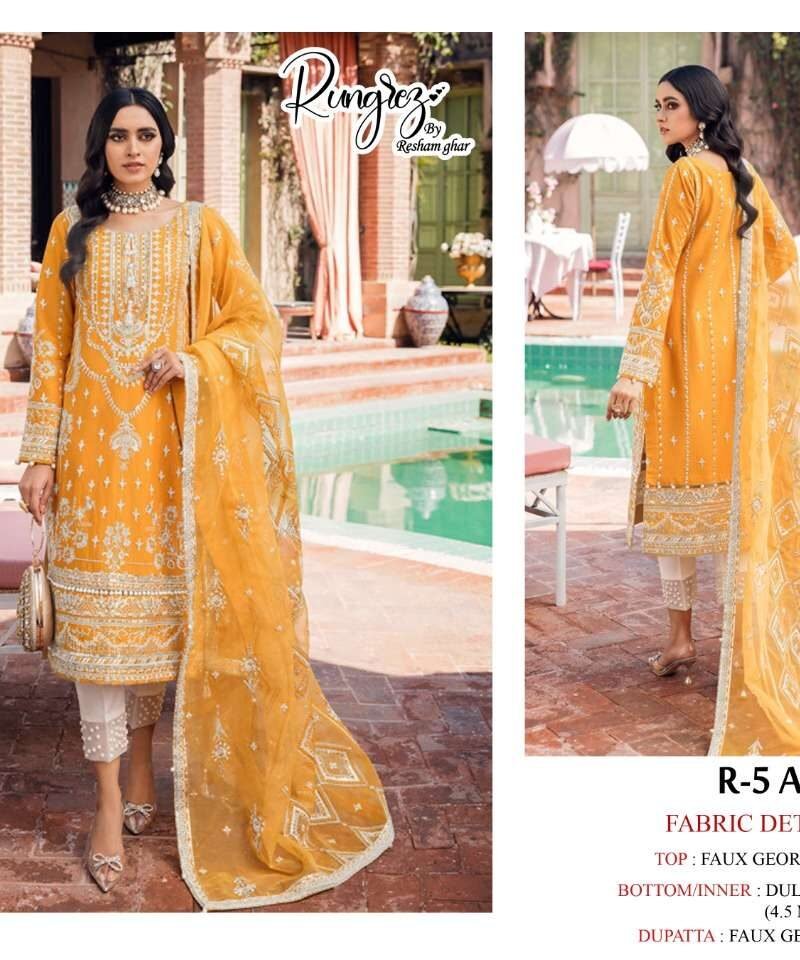 Rungrez Reshamghar Pakistani Salwar Suits