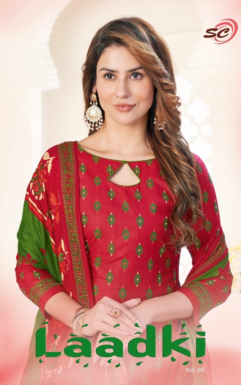 SC Laadki Vol 9 Wholesale Cotton Dress Material