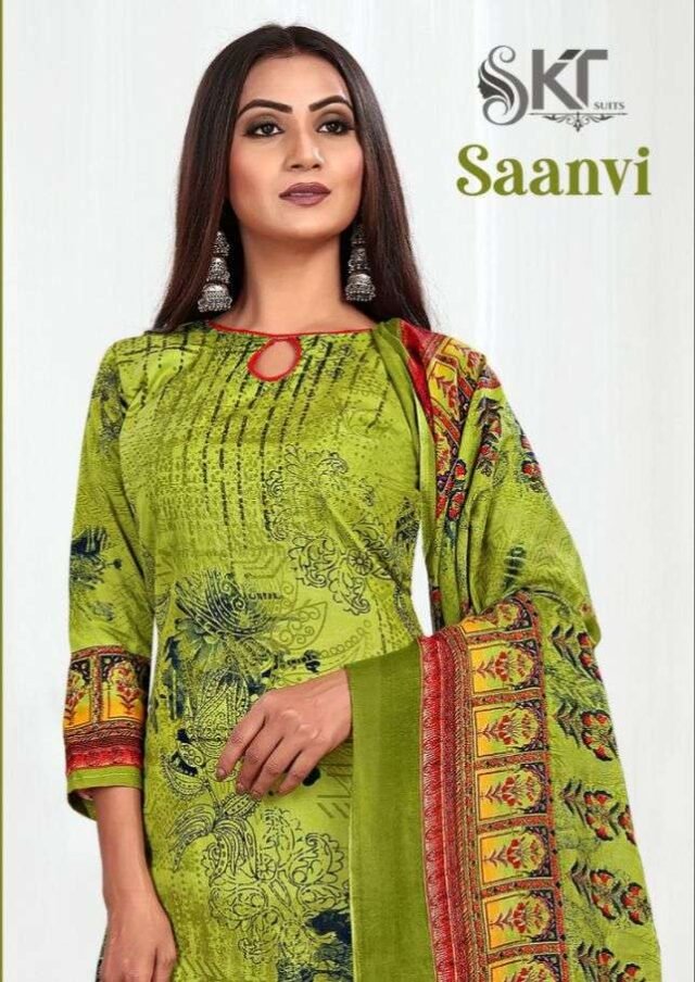 Saanvi Skt Suits Wholesale Cotton Dress Material