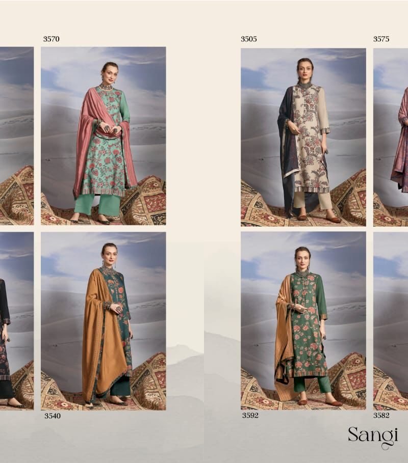 Sangi Itrana Pashmina Suits Wholesale Online
