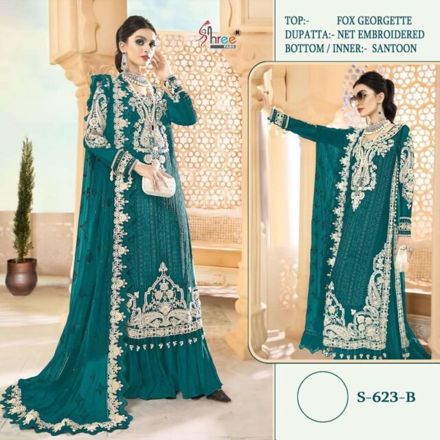 Shree Fab Hit Design S 623 Colour Pakistani Salwar Suits