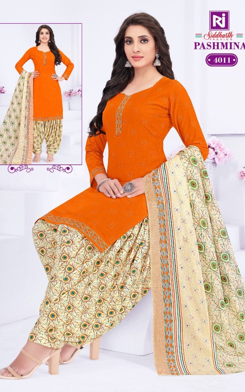 Siddharth Pashmina Vol 4 ReadyMade Wholesale Cotton Dress Material